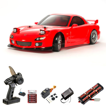 TAMIYA RC 58648 Mazda RX-7 Drift Spec (TT02D) 1:10 Car Standard Wheel Bundle