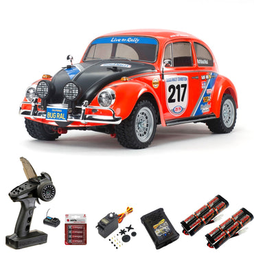 TAMIYA RC 58650 Volkswagen Beetle Rally - MF-01X 1:10 Premium Wheel Bundle