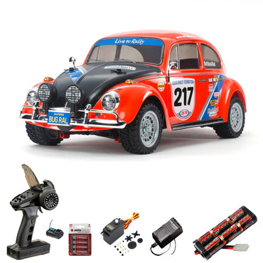 TAMIYA RC 58650 Volkswagen Beetle Rally - MF-01X 1:10 Standard Wheel Bundle