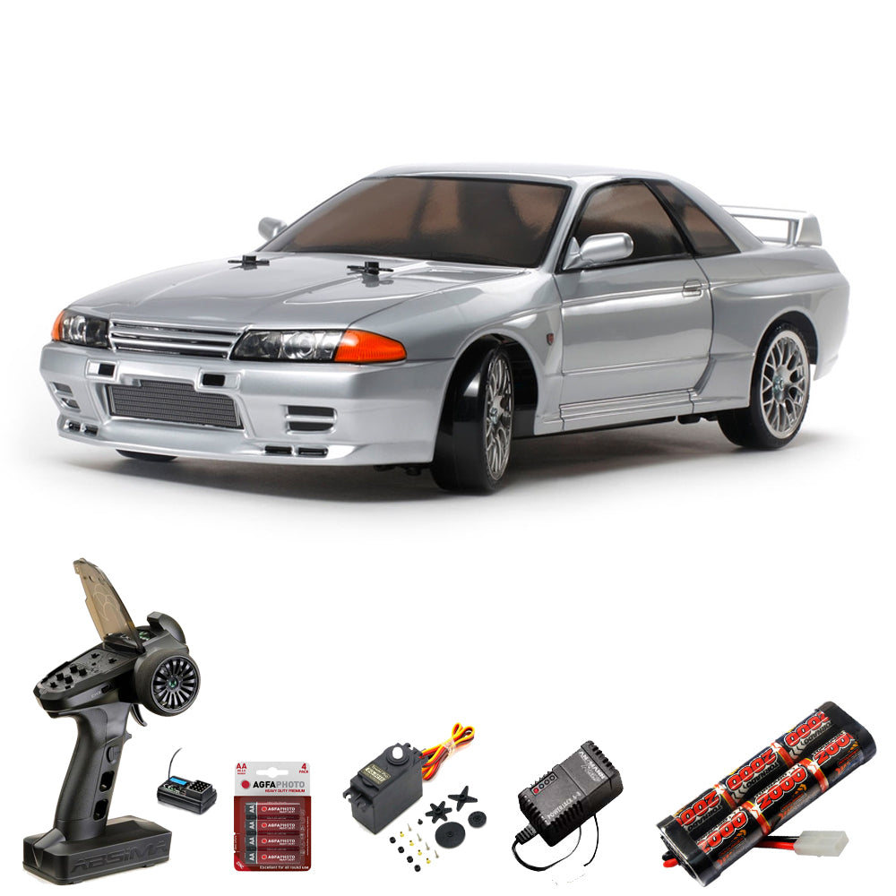 TAMIYA RC 58651 Skyline GT-R (R32) Drift Spec TT-02D 1:10 Standard Wheel Bundle