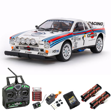 TAMIYA RC 58654 Lancia 037 Rally 1:10 Car Premium Stick Bundle