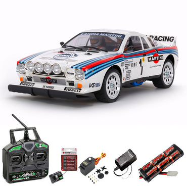 TAMIYA RC 58654 Lancia 037 Rally 1:10 Car Standard Stick Bundle