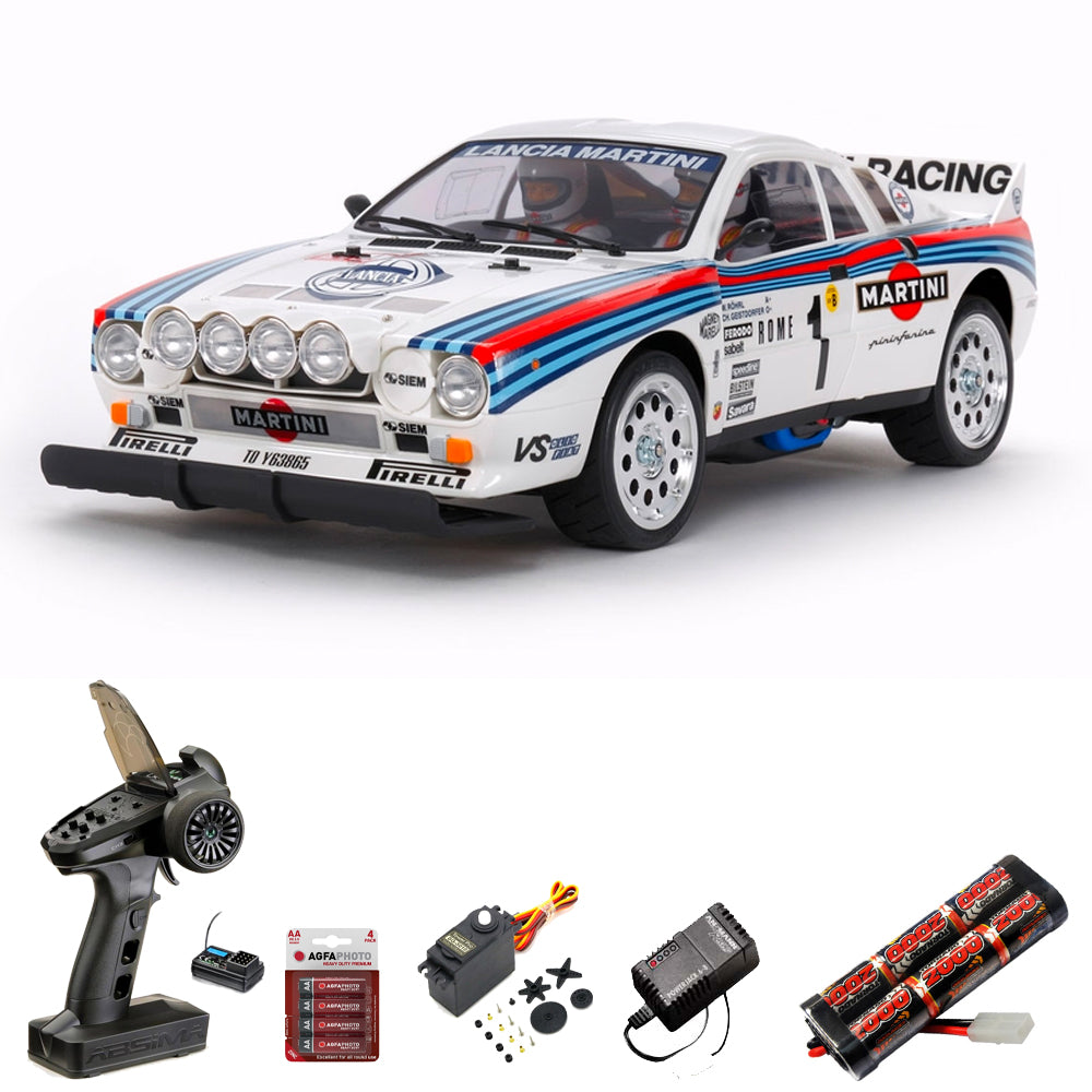 TAMIYA RC 58654 Lancia 037 Rally 1:10 Car Standard Wheel Bundle