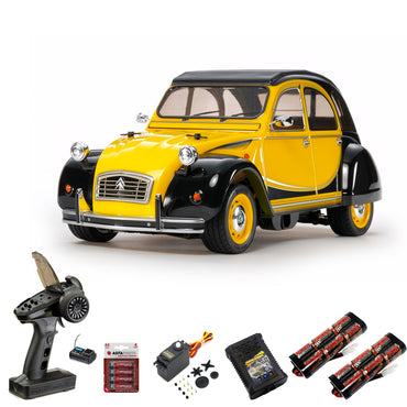 TAMIYA RC 58655 Citroen 2CV Charleston 1:10 Car Premium Wheel Bundle