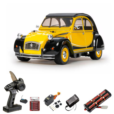 TAMIYA RC 58655 Citroen 2CV Charleston 1:10 Car Standard Wheel Bundle