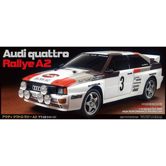 TAMIYA RC Audi Quattro A2 Rally TT-02 58667 1:10 RC Assembly Kit