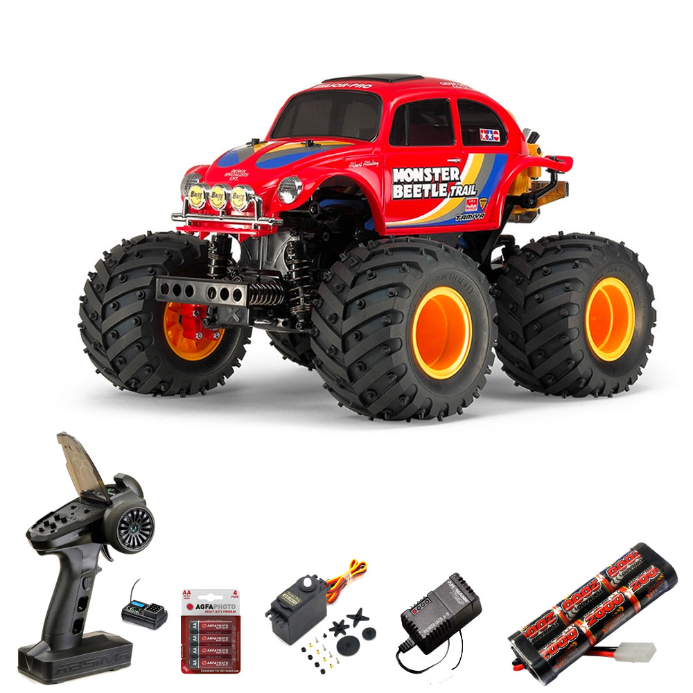 TAMIYA RC 58672 Monster Beetle Trail (GF-01TR) 1:14 RC Standard Wheel Bundle
