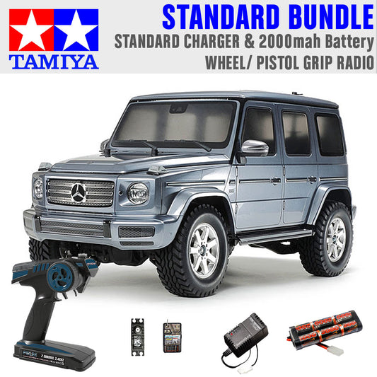 TAMIYA RC 58675 Mercedes-Benz G500 CC-02 1:10 Standard Wheel Radio Bundle