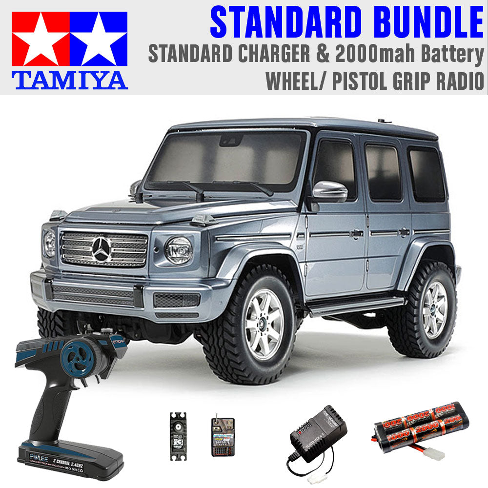 TAMIYA RC 58675 Mercedes-Benz G500 CC-02 1:10 Standard Wheel Radio Bundle