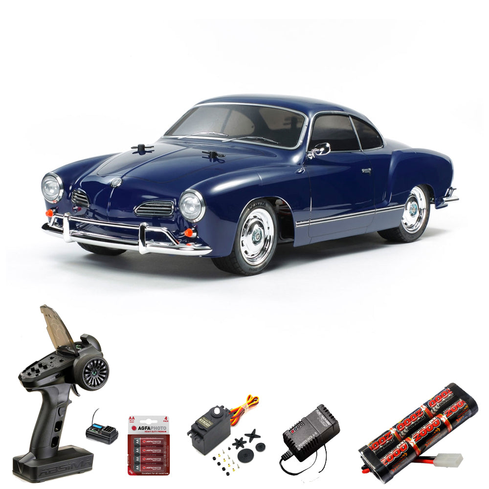Tamiya 58677 Volkswagen Karmann Ghia (M-06) 1:10 RC Standard Wheel Bundle