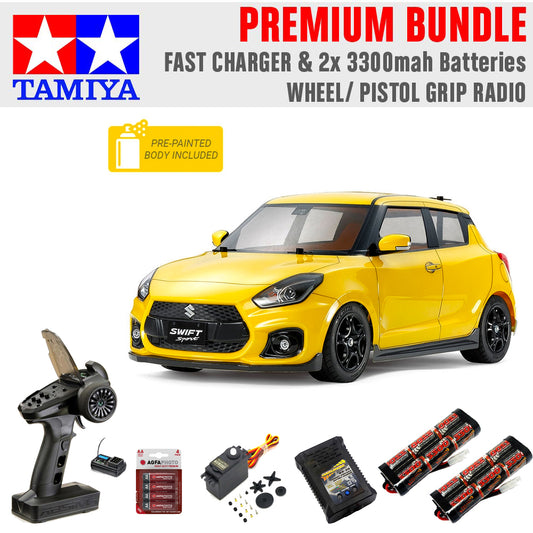 Tamiya 58679 Suzuki Swift Sport (M-05) 1:10 RC Premium Wheel Bundle