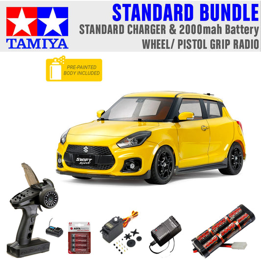 Tamiya 58679 Suzuki Swift Sport (M-05) 1:10 RC Standard Wheel Bundle