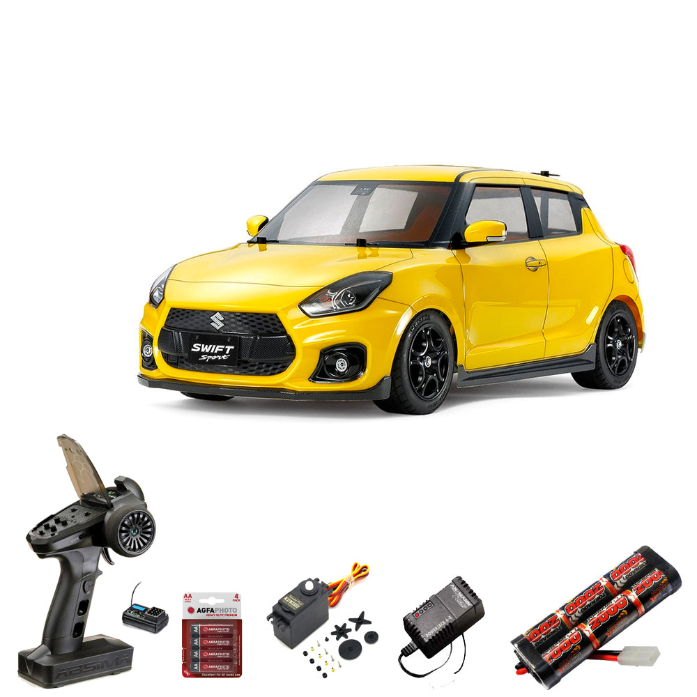 Tamiya 58679 Suzuki Swift Sport (M-05) 1:10 RC Standard Wheel Bundle