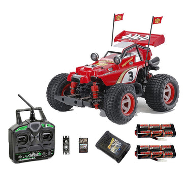 Tamiya RC 58685 Comical Hotshot (GF-01CB) 4x4 1:10 Premium Stick Radio Bundle