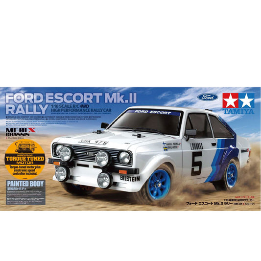 TAMIYA RC 58687 Ford Escort MK.II Rally PB MF-01X 1:10 4WD Assembly Kit