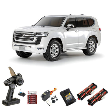 Tamiya RC 58688 Toyota Land Cruiser 300 CC-02 RC Car Premium Wheel Bundle