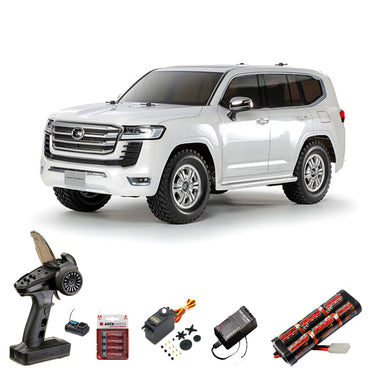 Tamiya RC 58688 Toyota Land Cruiser 300 CC-02 RC Car Standard Wheel Bundle