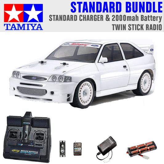 Tamiya RC 58691 Ford Escort Cosworth 1998 1:10 Standard Stick Radio Bundle