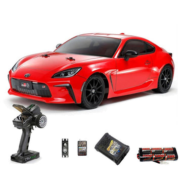TAMIYA RC 58694 Toyota GR86 (TT-02) 1:10 Standard Wheel Radio RC Car Bundle