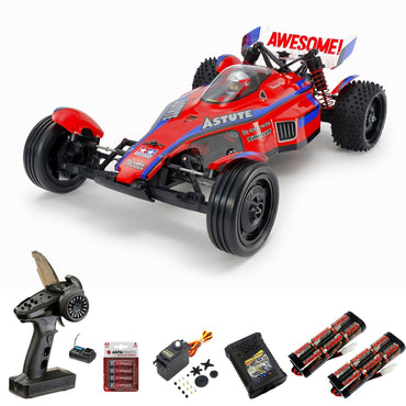 Tamiya RC 58697 Astute 2022 (TD2) 1:10 Buggy Car Premium Wheel Bundle