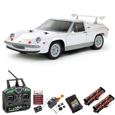 Tamiya RC 58698 Lotus Europa Special (M-06) 1:10 RC Premium Stick Bundle