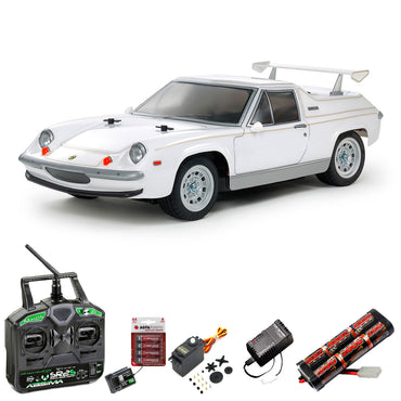 Tamiya RC 58698 Lotus Europa Special (M-06) 1:10 RC Standard Stick Bundle