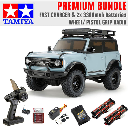 TAMIYA RC 58705 Ford Bronco 2021 (CC-02) 1:10 RC Premium Wheel Bundle