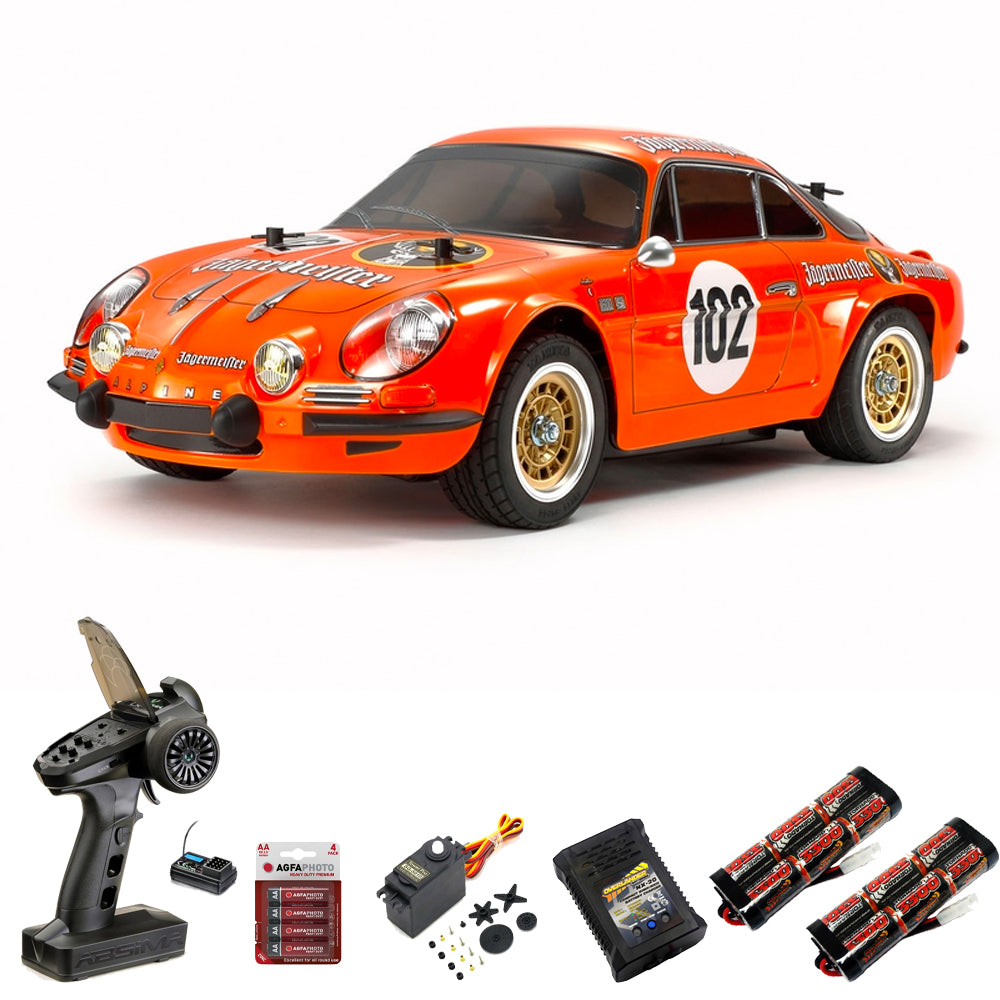 TAMIYA RC 58708 Alpine A110 Jaeger (M-06) 1:10 RC Premium Wheel Bundle