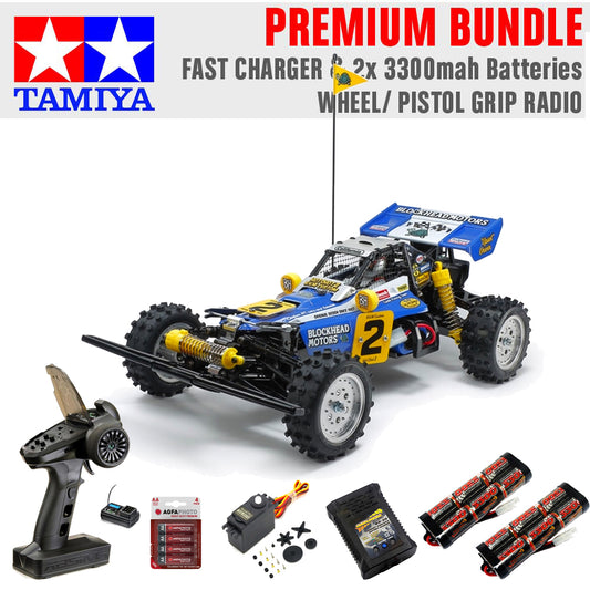 Tamiya Hotshot II Blockhead Motors 4WD 58710 RC 1:10 Premium Wheel Bundle