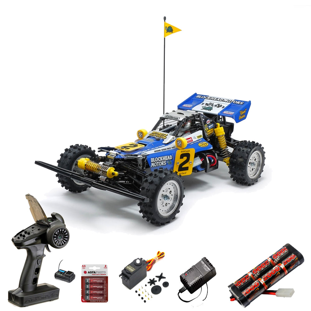 Tamiya Hotshot II Blockhead Motors 4WD 58710 RC 1:10 Standard Wheel Bundle