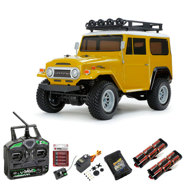 Tamiya RC 58715 Toyota Land Cruiser 40 CC-02 RC Car Premium Stick Bundle