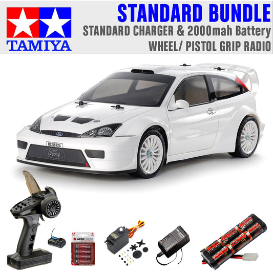 Tamiya RC 58724 2003 Ford Focus RS Custom (TT-02) 1:10 RC Standard Wheel Bundle