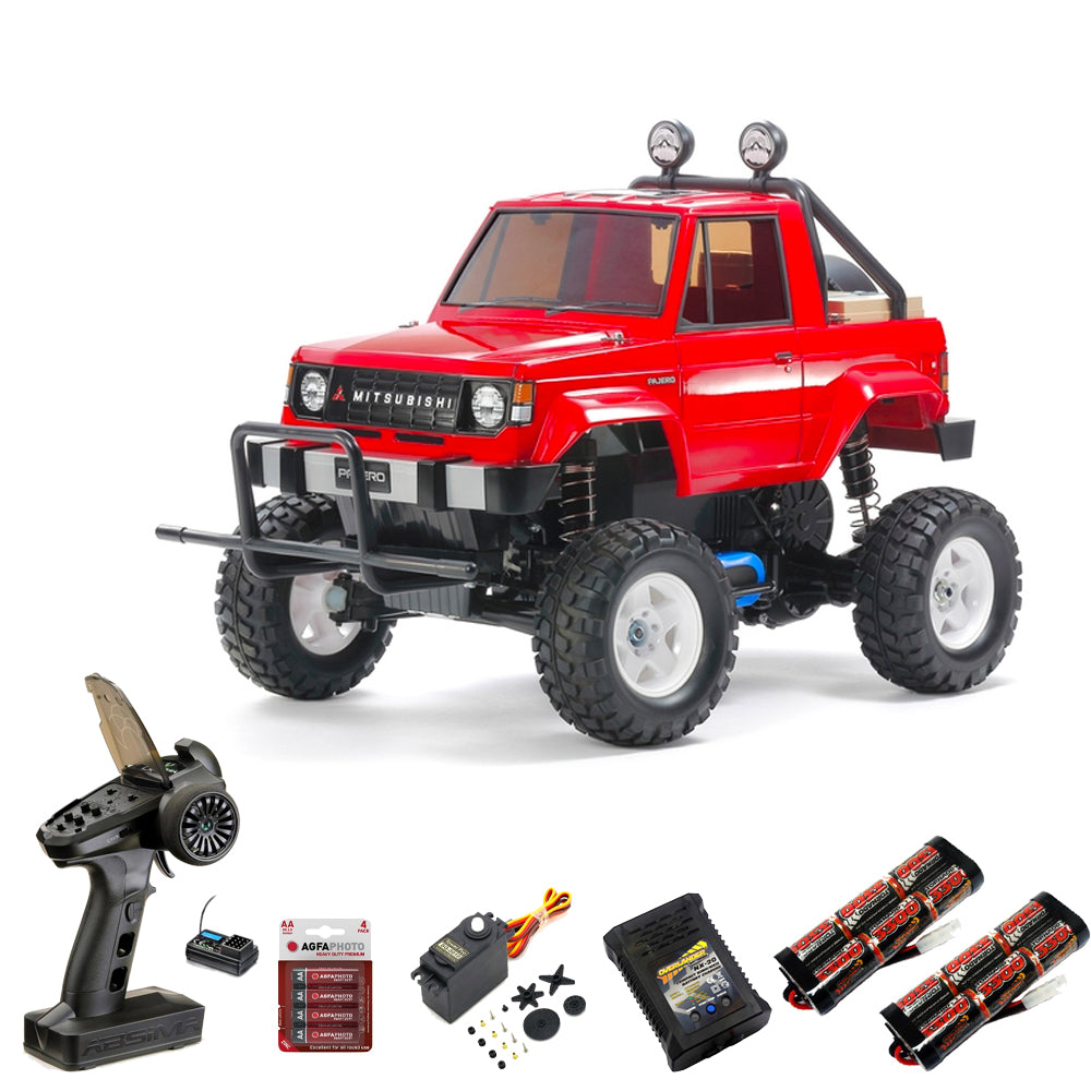 Tamiya RC 58727 Mitsubishi Pajero CW-01 1:10 Car Premium Wheel Bundle