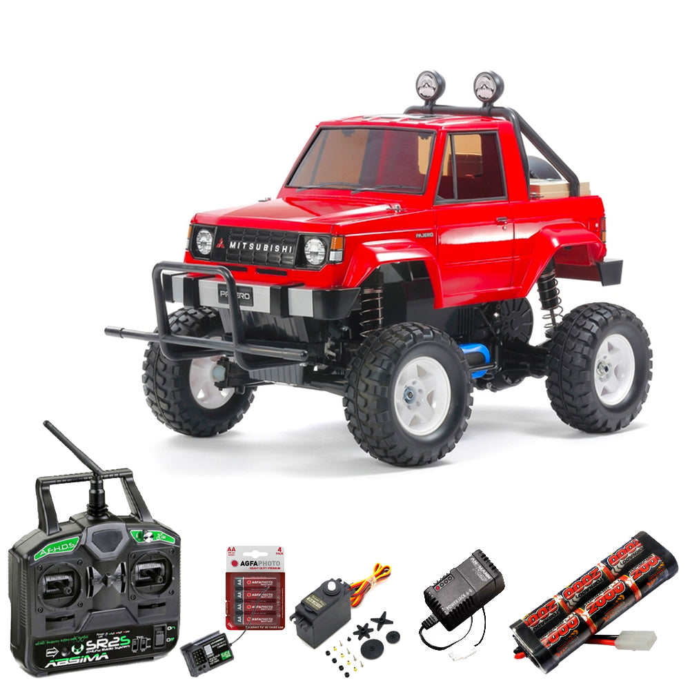 Tamiya RC 58727 Mitsubishi Pajero CW-01 1:10 Car Standard Stick Bundle