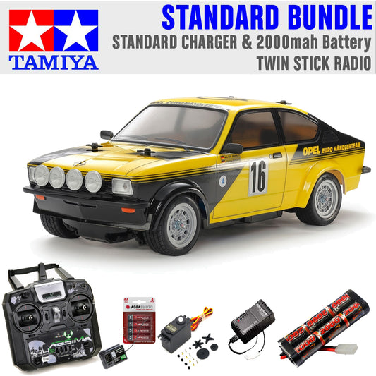 Tamiya RC 58729 Opel Kadett GT/E (MB-01) 1:10 Standard Stick Radio Bundle