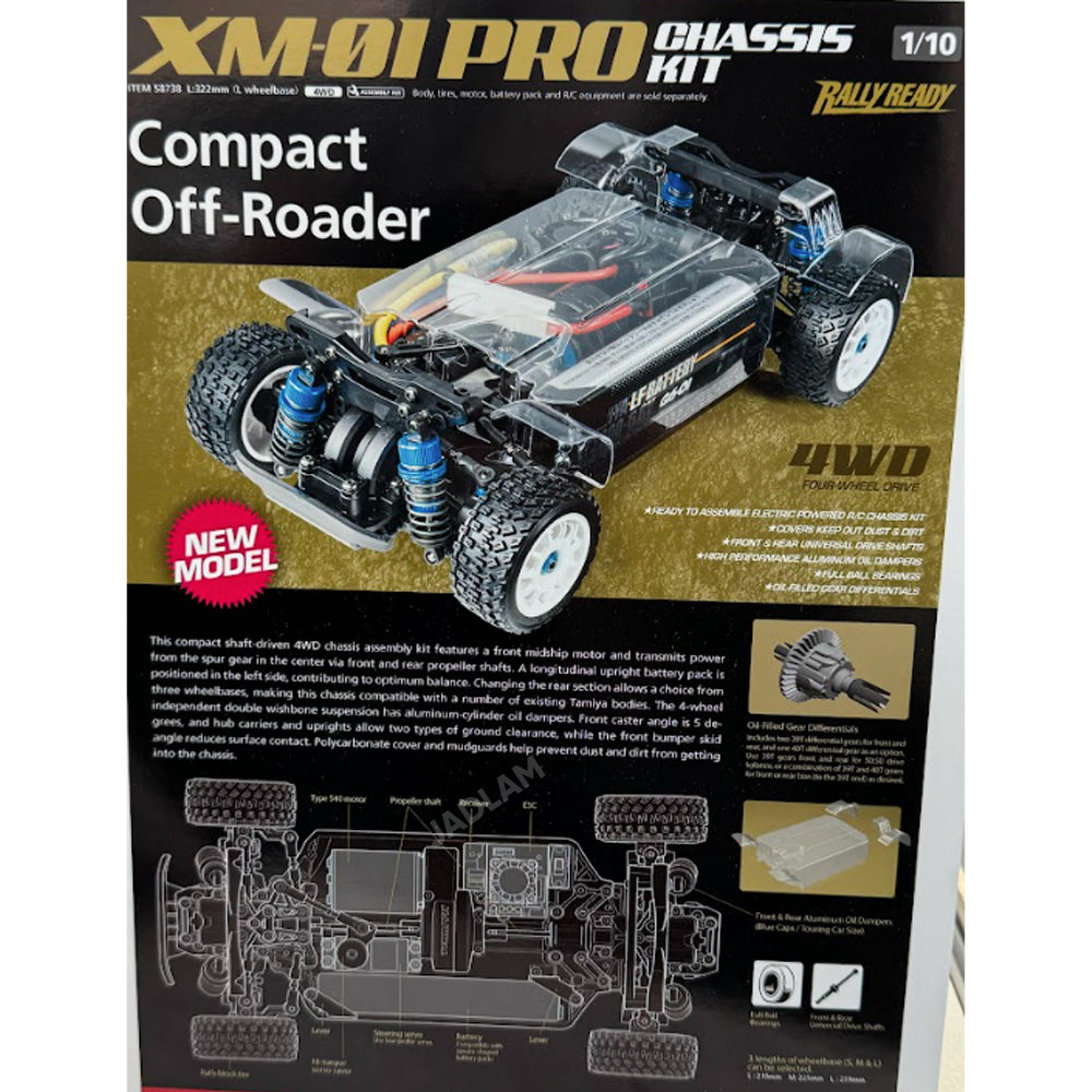 Tamiya RC 58738 XM-01 PRO Chassis 1:10 RC Assembly Kit