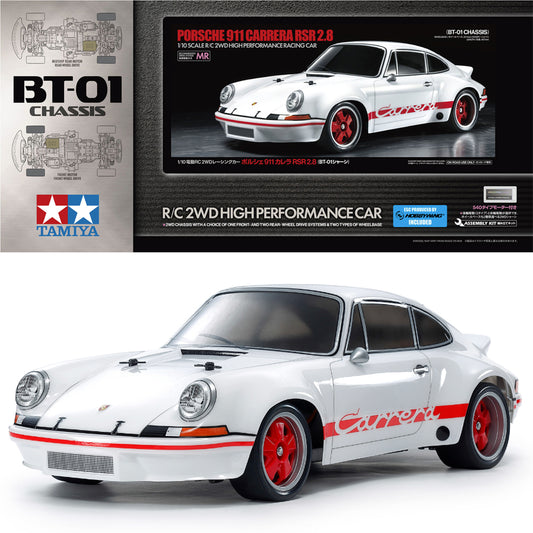 Tamiya 58740 Porsche 911 Carrera RSR 2.8 (BT-01) 1:10 RC Assembly Kit