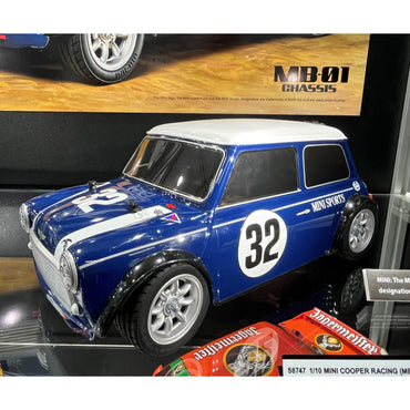 Tamiya RC 58747 Mini Cooper Racing (MB-01) 1:10 RC Assembly Kit - NO ESC