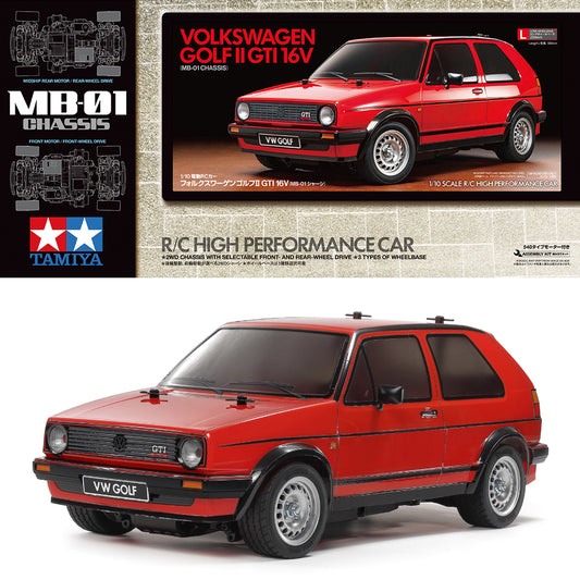 Tamiya RC 58748 VW Golf II GTI 16V (MB-01) 1:10 RC Assembly Kit