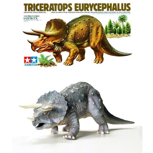 Tamiya  60201 Triceratops Eurycephalus Dinosaur Plastic  Model Kit