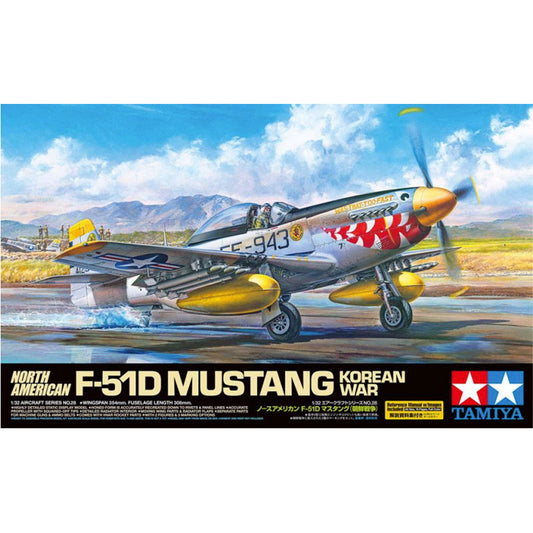 Tamiya 60328 North American F-51D Mustang 1:32 Plastic Model Kit