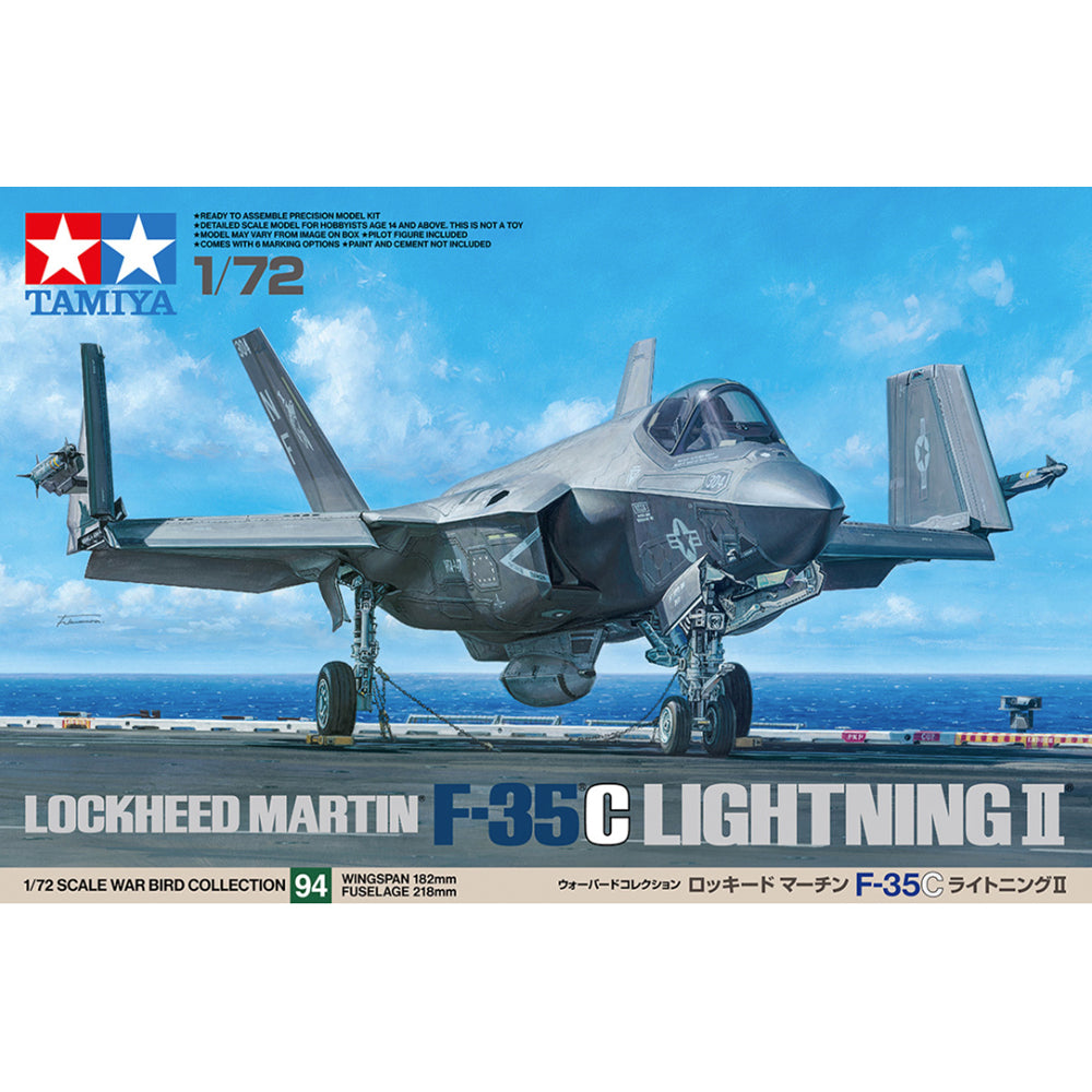 Tamiya 60794 Lockheed Martin F-35C Lightning II 1:72 Model Kit