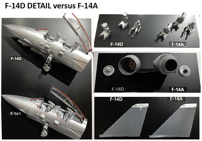 TAMIYA Grumman F-14D Tomcat 1:48 Aircraft Model Kit 61118