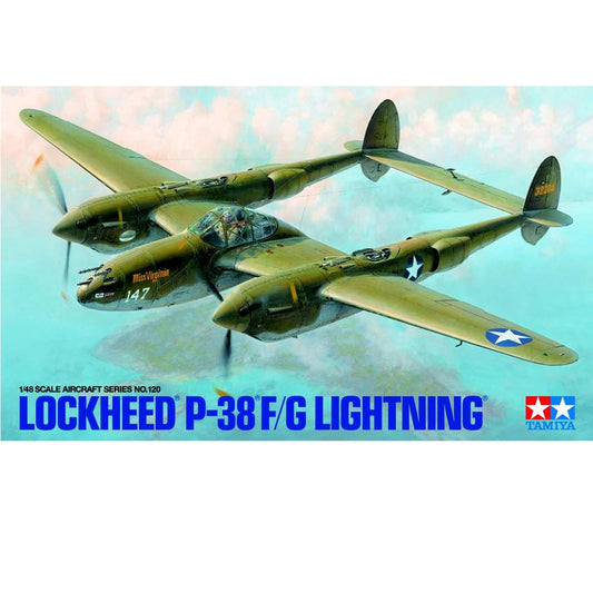 TAMIYA 61120 Lockheed P-38 F/G Lightning 1:48 Plastic Model Kit