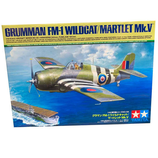 Tamiya 61126 Grumman FM-1 Wildcat/Martlet Mk.V 1:48 Model Kit