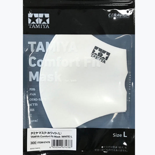 Tamiya 67478  Tamiya Comfort Fit Mask White