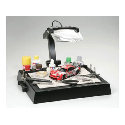 TAMIYA 74064 Work Stand with Magnifying Lens - Model Accessories