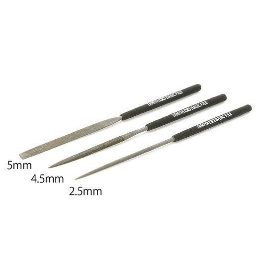 TAMIYA 74104 Basic File Set Smooth Double Cut Tools / Accessories