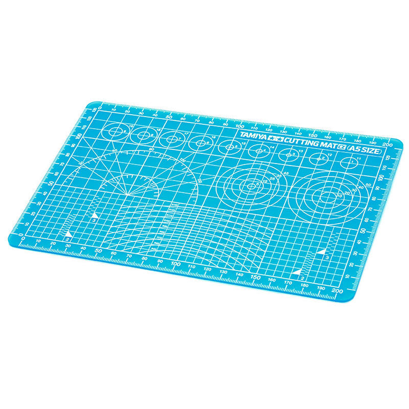 TAMIYA 74142 Cutting Mat Size:A5 / Blue Model Kit Accessory