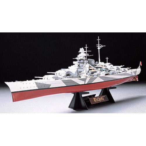 TAMIYA Tirpitz with stand 1:350 Ship Model Kit 78015